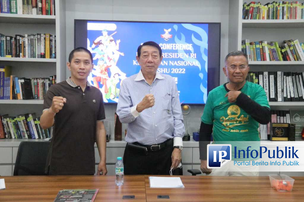 InfoPublik Jatim Tuan Rumah Kejurnas Wushu Piala Presiden 2022