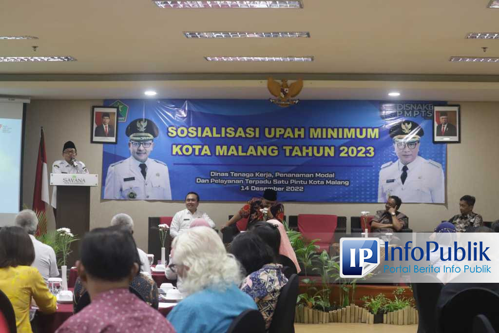 InfoPublik UMK Kota Malang Tahun 2023 Naik Rp200 Ribu