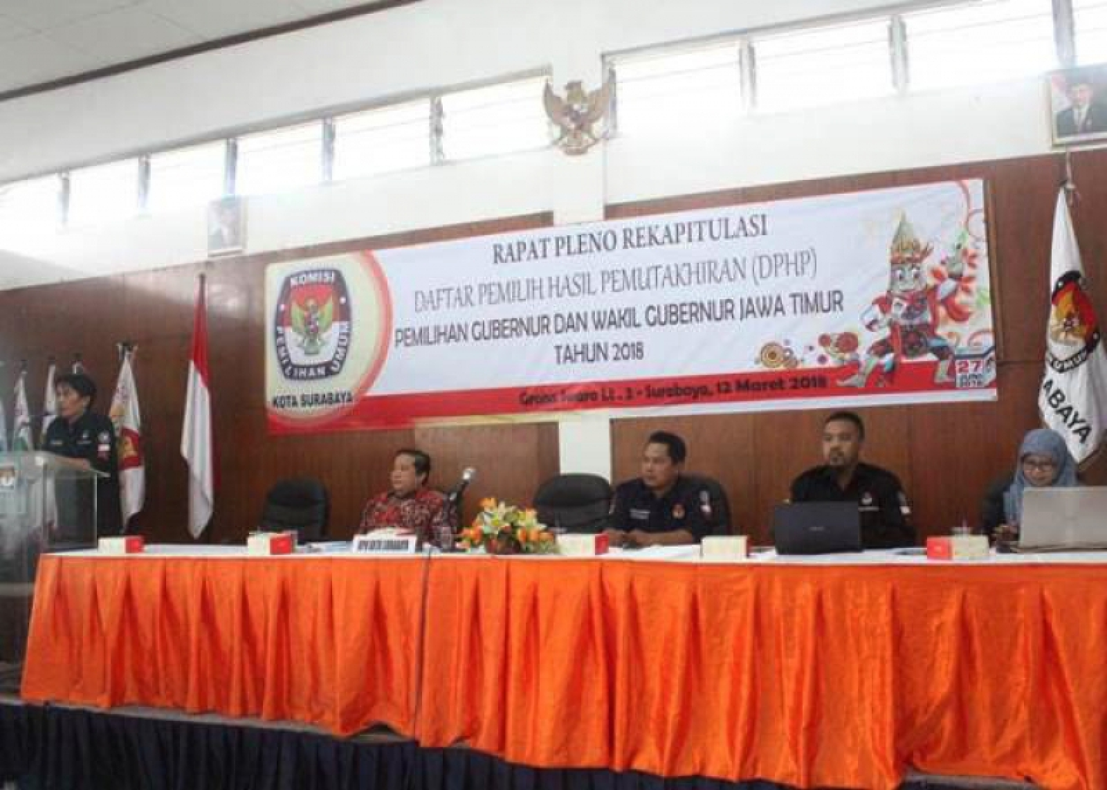 InfoPublik KPU Surabaya Dua Juta Pemilih Terdaftar Di DPHP Pilgub Jatim