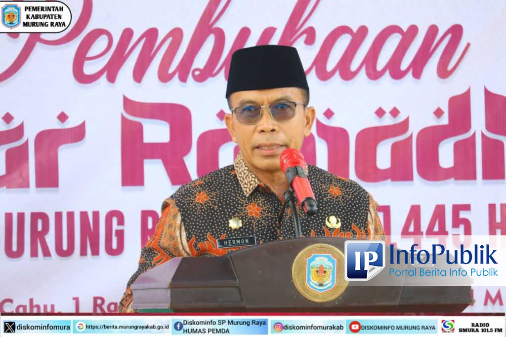 InfoPublik Pj Bupati Murung Raya Buka Pasar Ramadan 1445 H