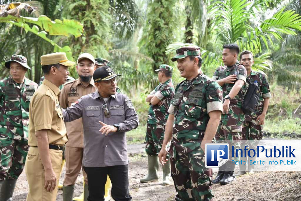 Infopublik Wabup Bengkalis Bagus Santoso Sambut Dan Dampingi Kasdam