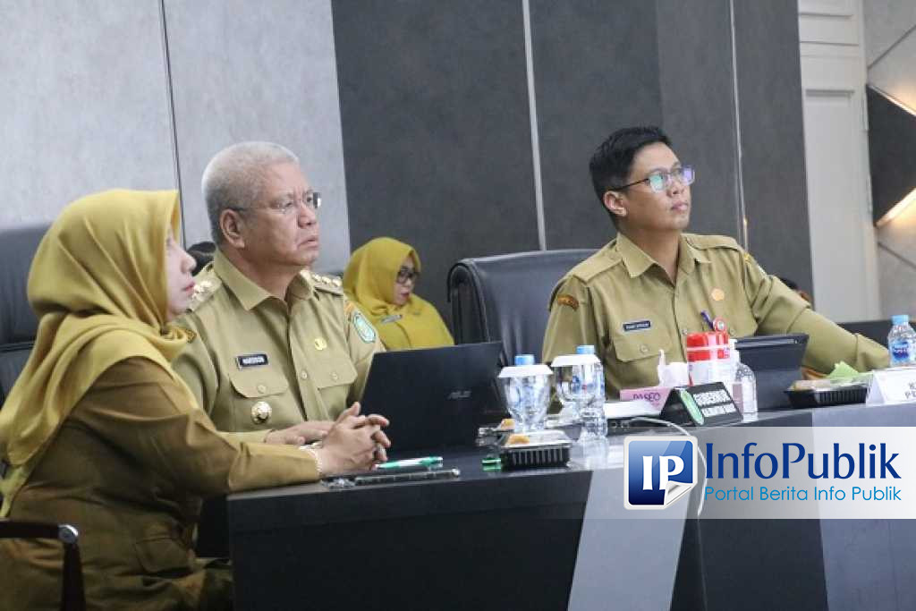 Infopublik Pj Gubernur Kalbar Ikuti Rakornas Peninjauan Inflasi Terkini