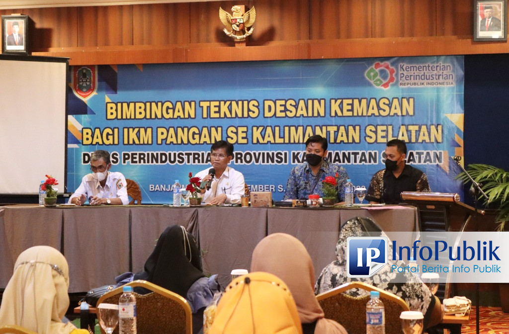 Infopublik Disperin Kalsel Motivasi Ikm Pangan Untuk Hasilkan Desain