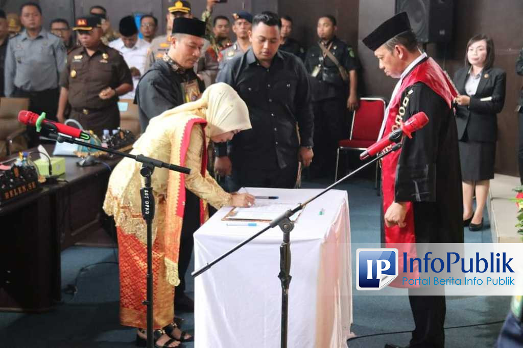 Infopublik Bupati Morut Hadiri Rapat Paripurna Pengucapan Sumpah