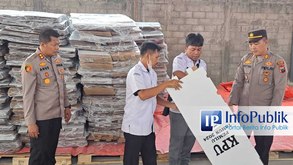 Infopublik Kapolres Blora Cek Gudang Kpu Untuk Pastikan Keamanan