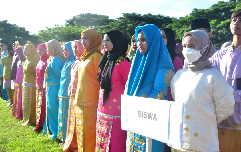 InfoPublik Upacara Hardiknas Di Gorontalo Berlangsung Semarak