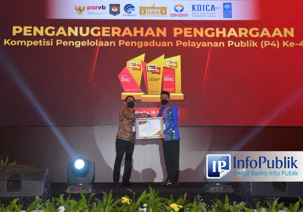 InfoPublik Pemkab Banjar Terima Penghargaan Top 30 SP4N Lapor