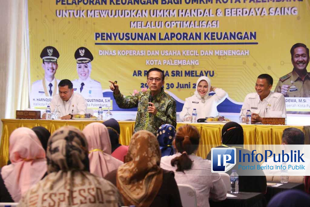 InfoPublik Pemkot Palembang Dorong 100 UMKM Masuk Pasar Digital