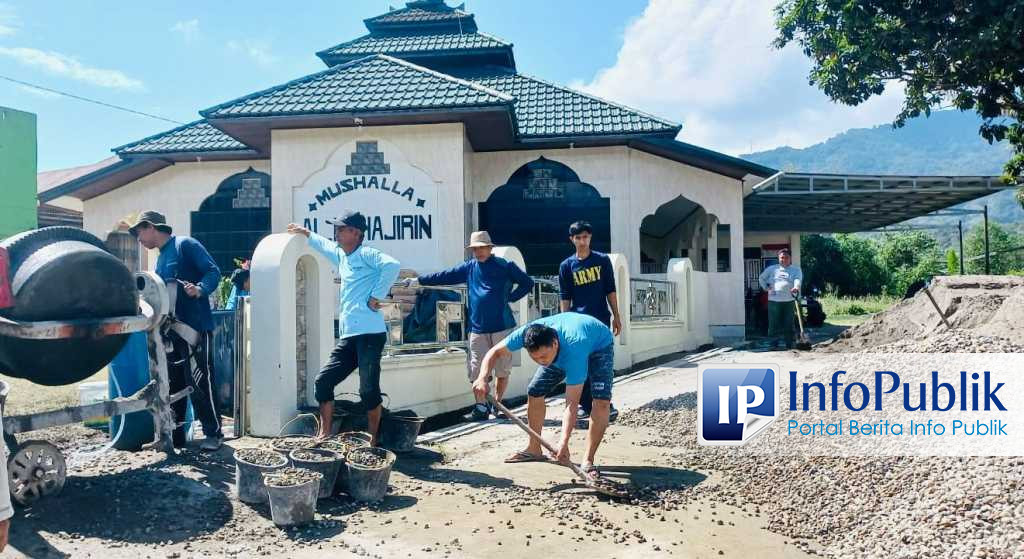 Infopublik Musala Al Muhajirin Kota Padang Panjang Manfaatkan Dana