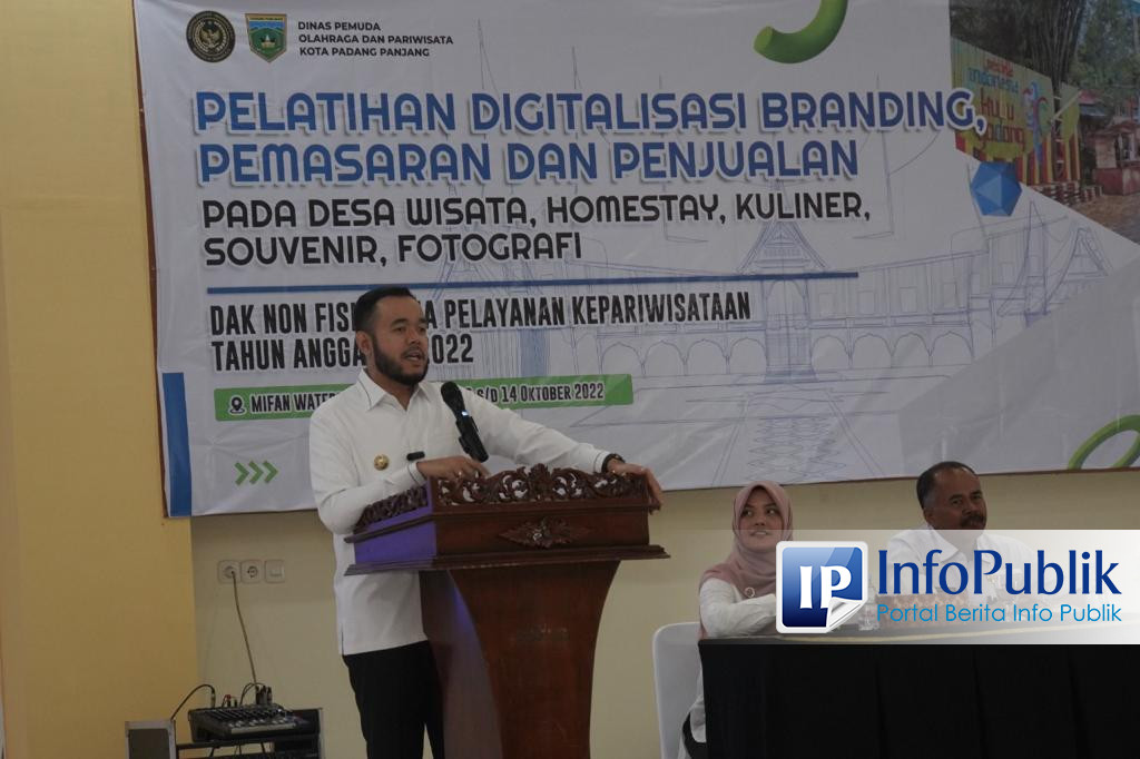 Infopublik Wali Kota Padang Panjang Ajak Pelaku Usaha Pariwisata