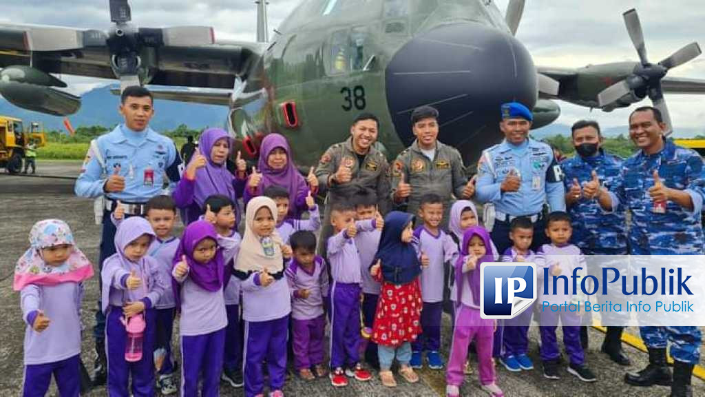 Infopublik Pembinaan Dirgantara Ratusan Murid Tk Di Kota Padang