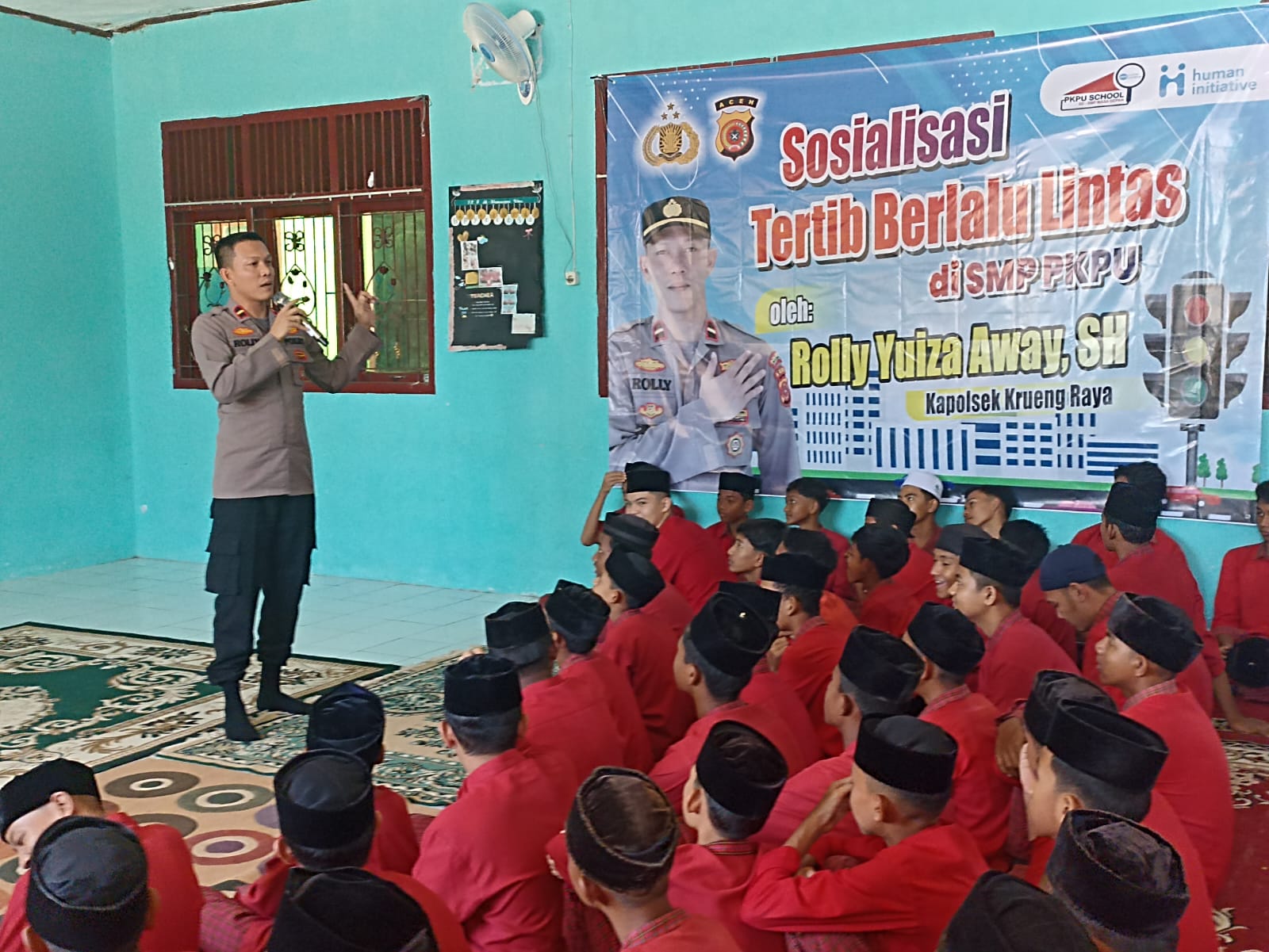 Infopublik Mewujudkan Kedisiplinan Bagi Siswa Kapolsek Krueng Raya