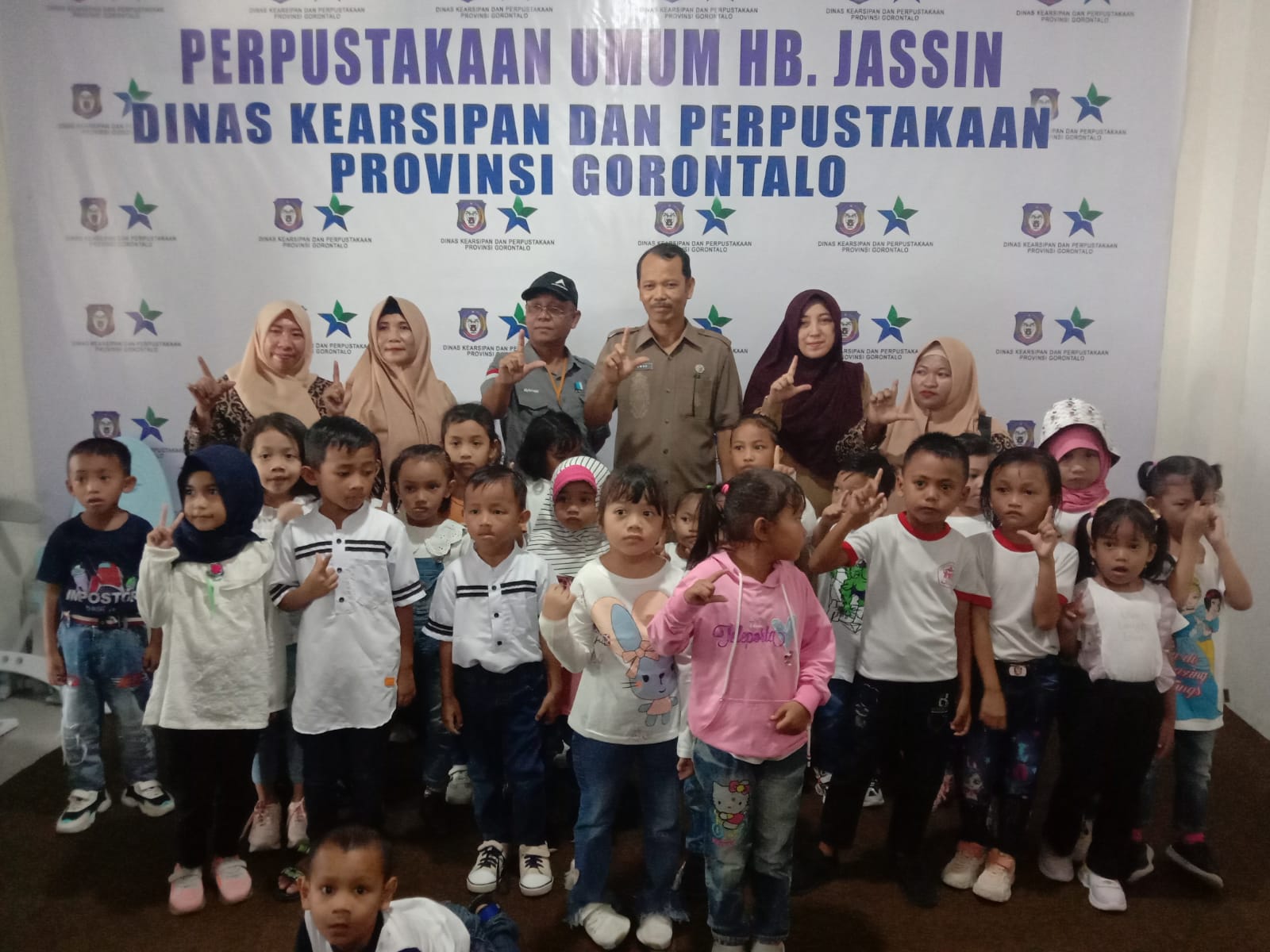 Infopublik Siswa Tk Wisata Literasi Di Dinas Arpus Gorontalo