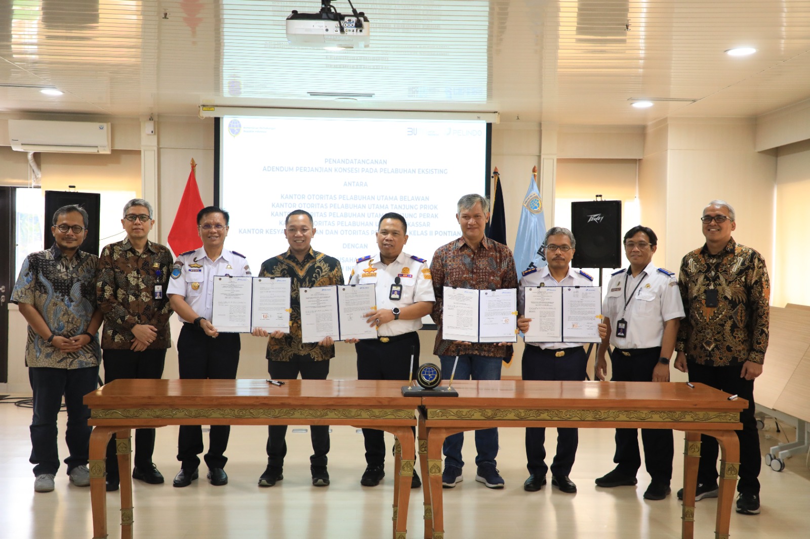 InfoPublik Kemenhub Pelindo Tandatangani Adendum Perjanjian Konsesi