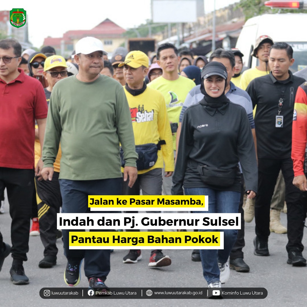 Infopublik Jalan Ke Pasar Masamba Indah Dan Pj Gubernur Sulsel