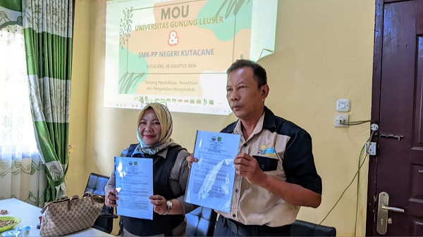 InfoPublik SMK PP Negeri Kutacane Jalin MoU Dengan Universitas Gunung