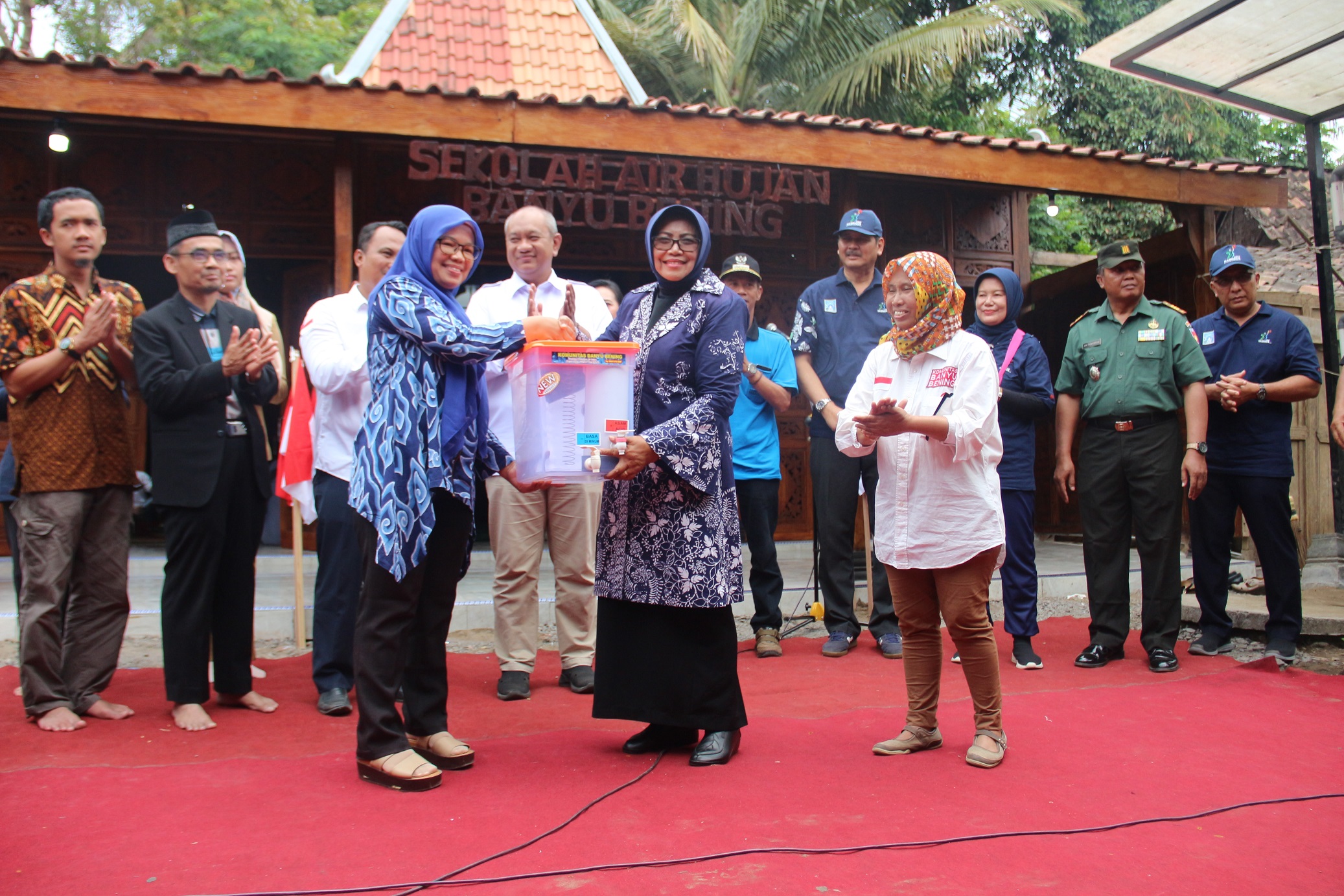 Infopublik Sekolah Air Hujan Banyu Bening Kelola Air Hujan Hingga