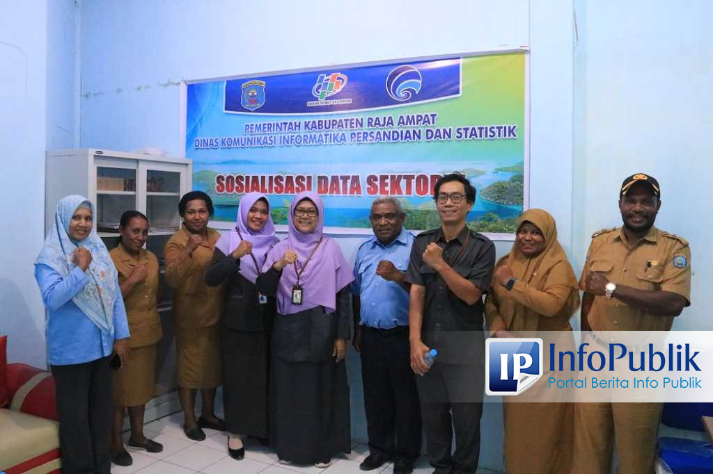 InfoPublik BPS Raja Ampat Sosialisasikan Data Sektoral