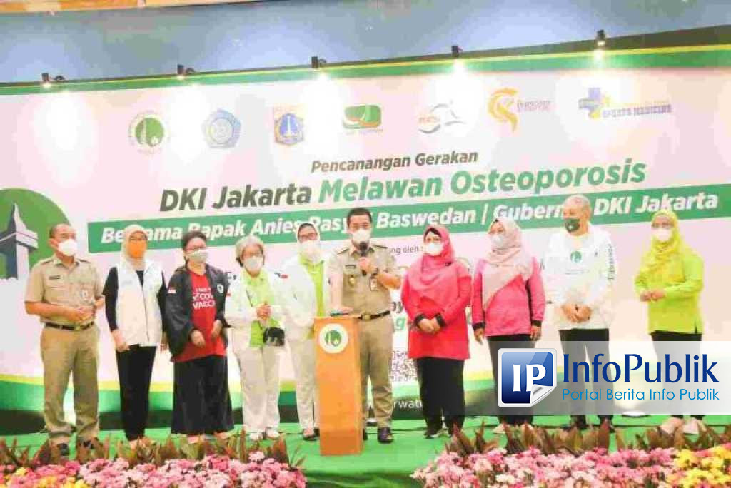 InfoPublik Pemprov Dukung Gerakan DKI Jakarta Melawan Osteoporoses