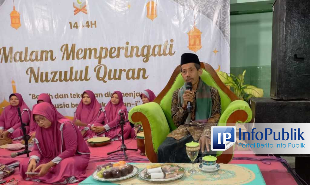 Infopublik Remaja Masjid Di Blora Gelar Pengajian Peringati Nuzulul