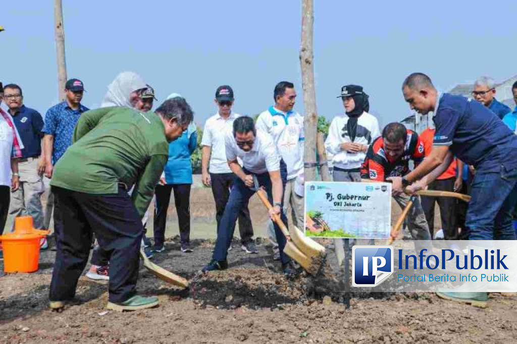 InfoPublik Pj Gubernur Heru Tanam 200 Pohon Dan Tebar 10 000 Benih