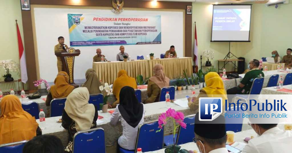 Infopublik Pemkab Probolinggo Beri Pendidikan Perkoperasian Bagi