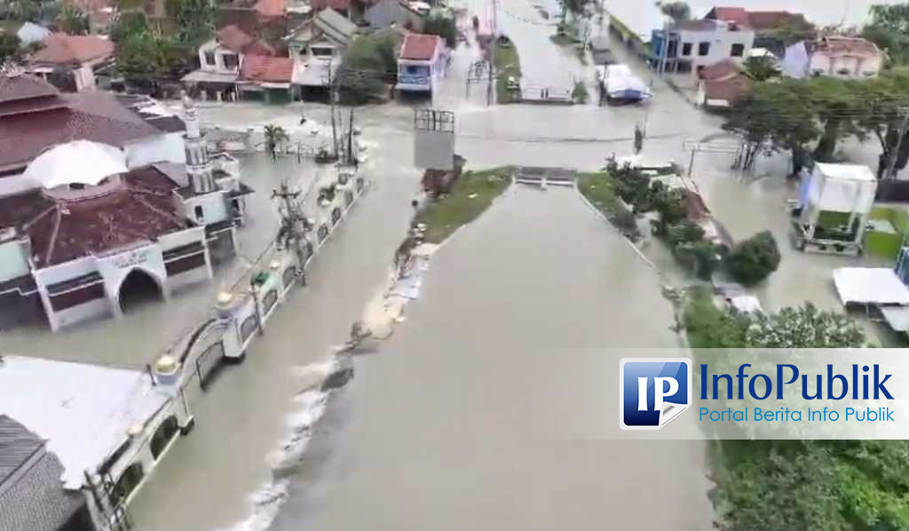 InfoPublik Enam Tanggul Jebol 11 Kecamatan Di Kabupaten Demak