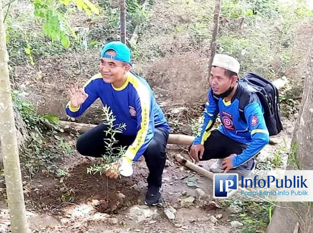 InfoPublik Peringati HUT Ke 18 Tagana Bone Bolango Tanam Pohon Di