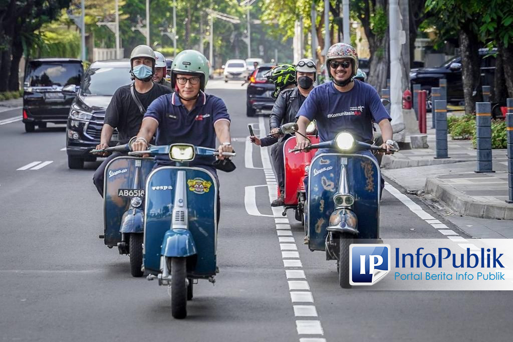 InfoPublik Menparekraf Harapkan Ajang Vespa World Days 2022 Di Bali