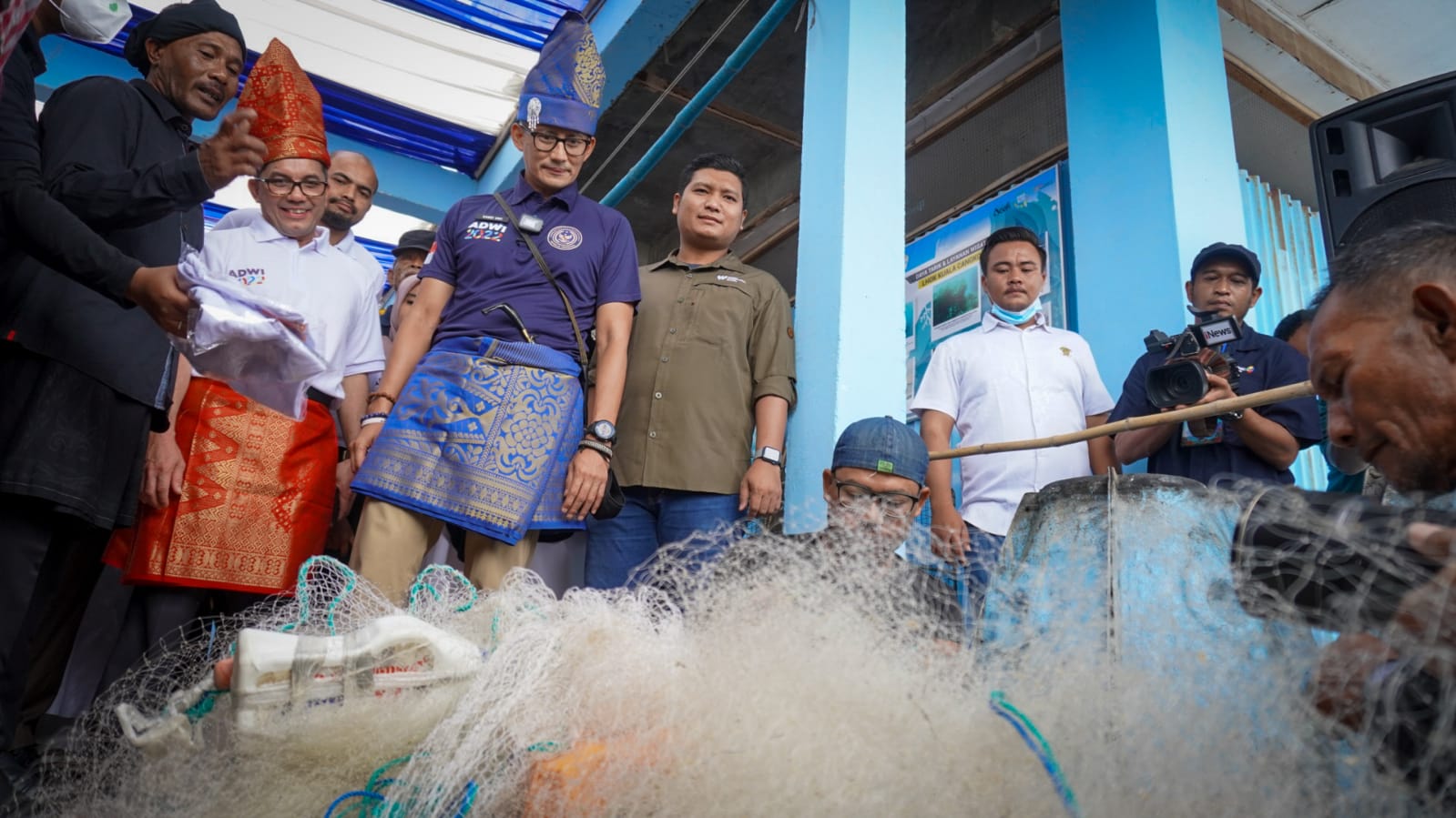 InfoPublik Gampong Ulee Lheue Dikunjungi Menteri Sandiaga Uno