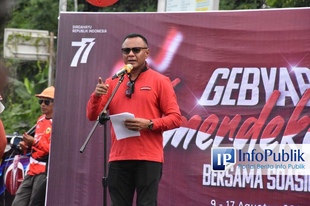 Infopublik Wawali Tidore Resmi Melepas Peserta Karnaval Budaya Di Soasio