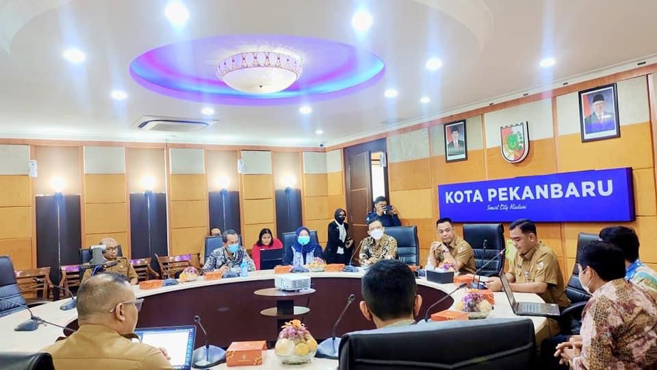 Infopublik Sekdako Pekanbaru Buka Rapat Uji Petik Nomine Perizinan