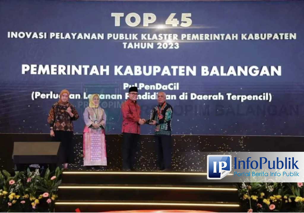 Infopublik Inovasi Pulpendacil Balangan Terima Sebagai Top Inovasi