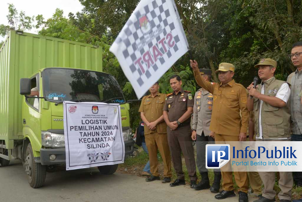 Infopublik Lepas Distribusi Logistik Pemilu Bupati Sergai Harap