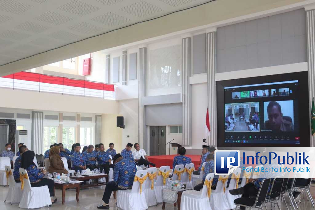 Infopublik Coffe Morning Pj Bupati Pulang Pisau Bersama Pejabat Di