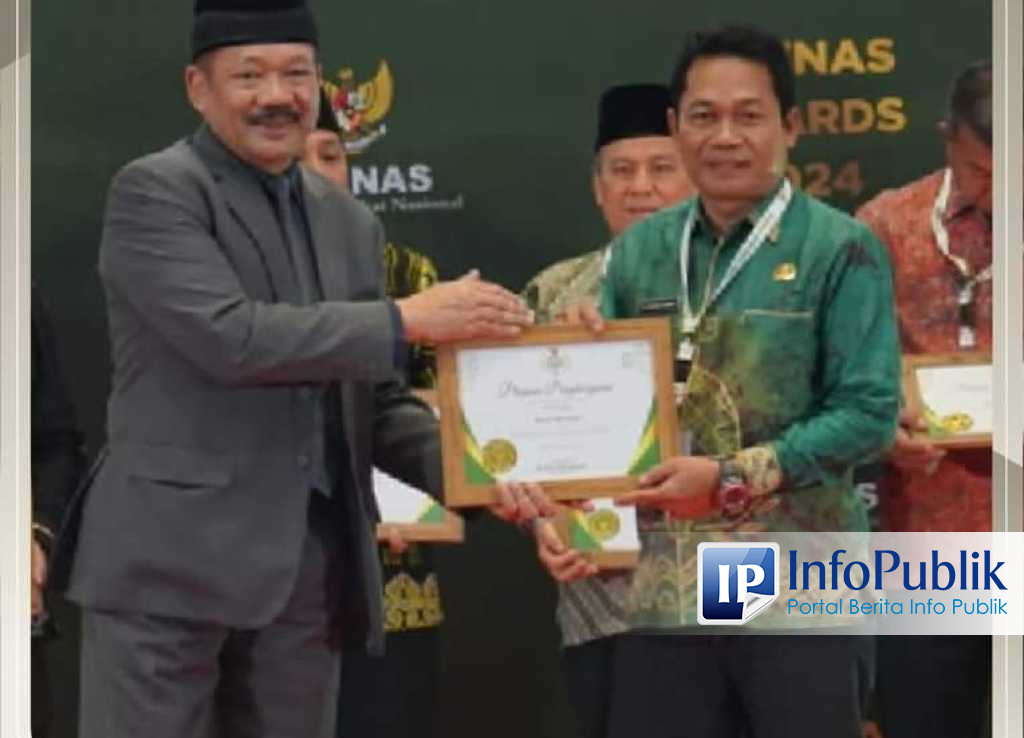 Infopublik Bupati Balangan Terima Penghargaan Baznas Award