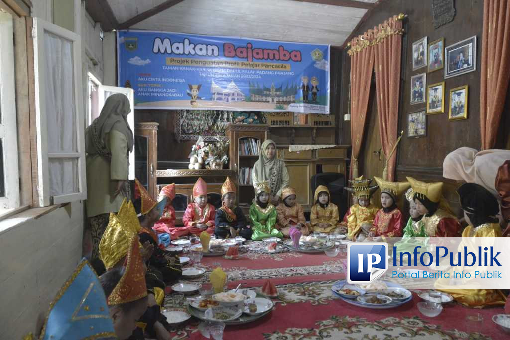 Infopublik Tradisi Makan Bajamba Tanamkan Kebiasaan Dan Adat Minang