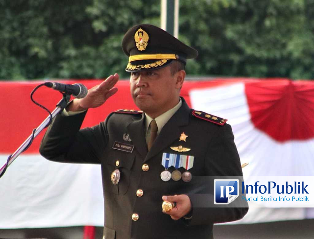 InfoPublik Dandim 0721 Blora Inspektur Upacara Penurunan Bendera