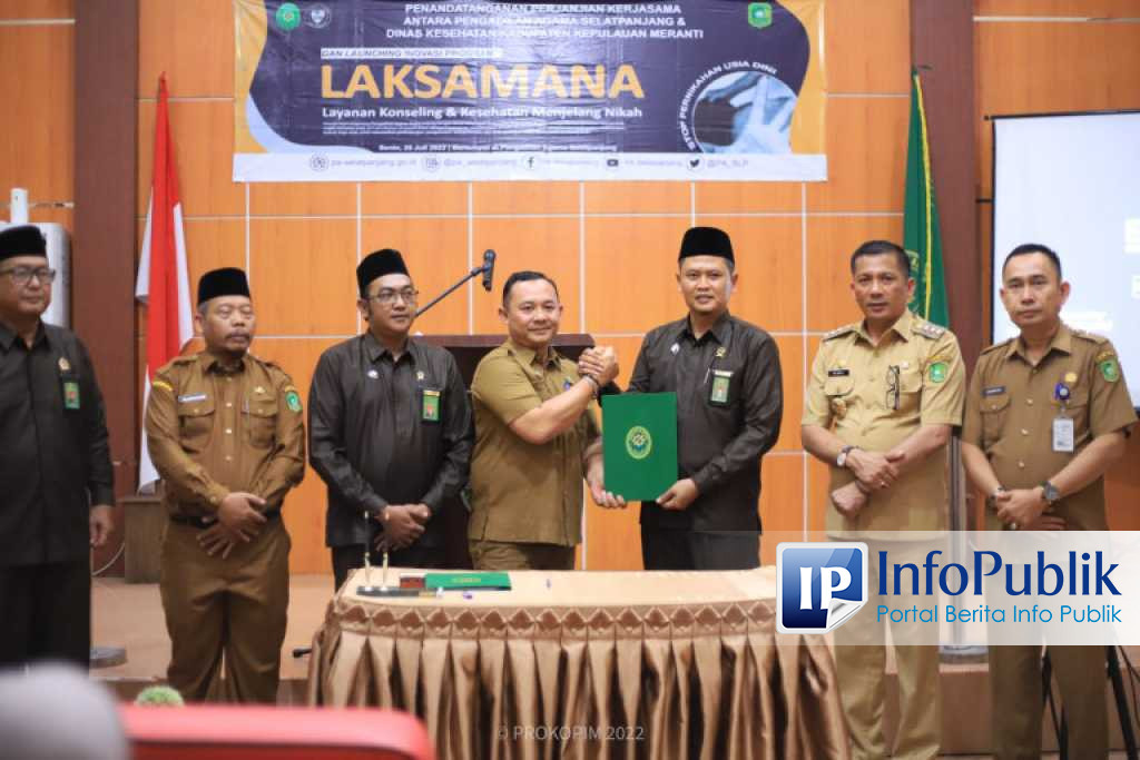 InfoPublik Bupati Saksikan Perjanjian Dan Launching Program LAKSAMANA