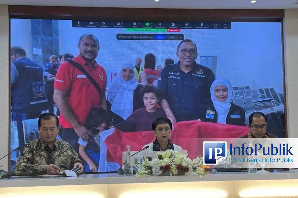 Infopublik Kemlu Berhasil Evakuasi Kembali Satu Keluarga Wni Dari Gaza