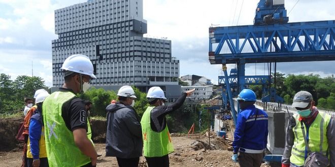 Infopublik Doa Bersama Pemasangan Girder Pembangunan Jembatan Tlogomas