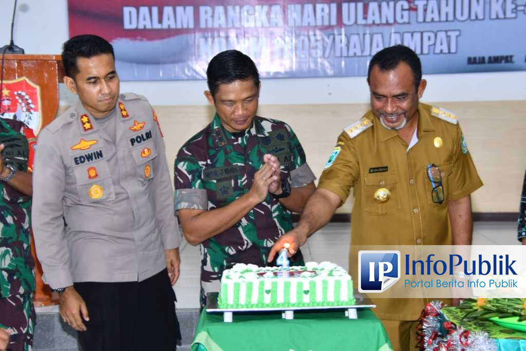 Infopublik Kodim Raja Ampat Gelar Syukuran Hut Ke