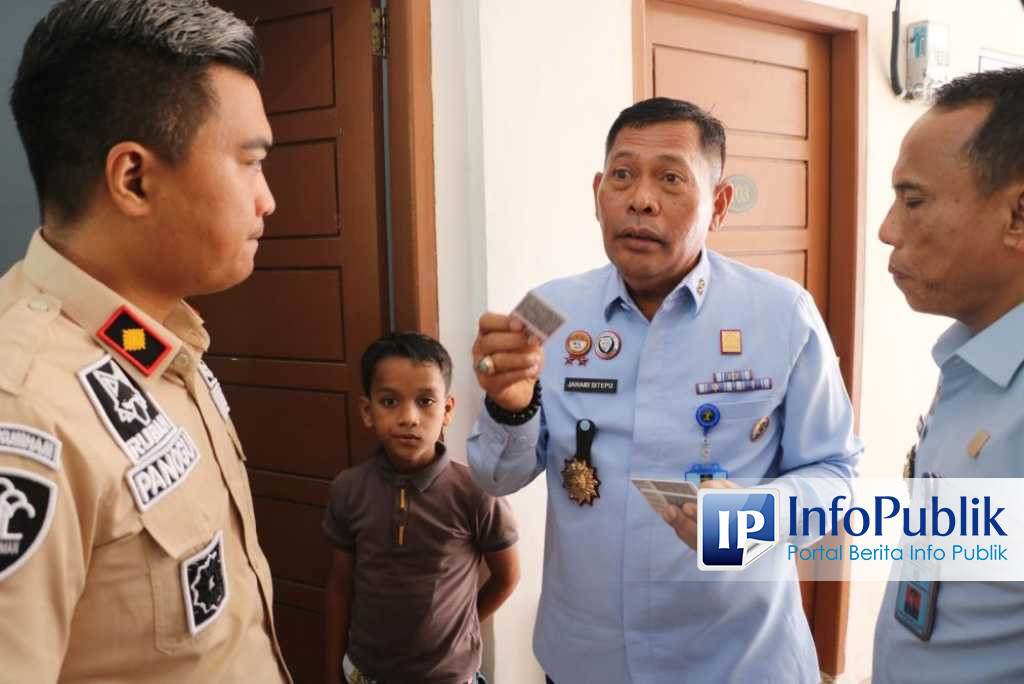 Infopublik Kepala Kanwil Kemenkumham Riau Tinjau Langsung Pengungsi