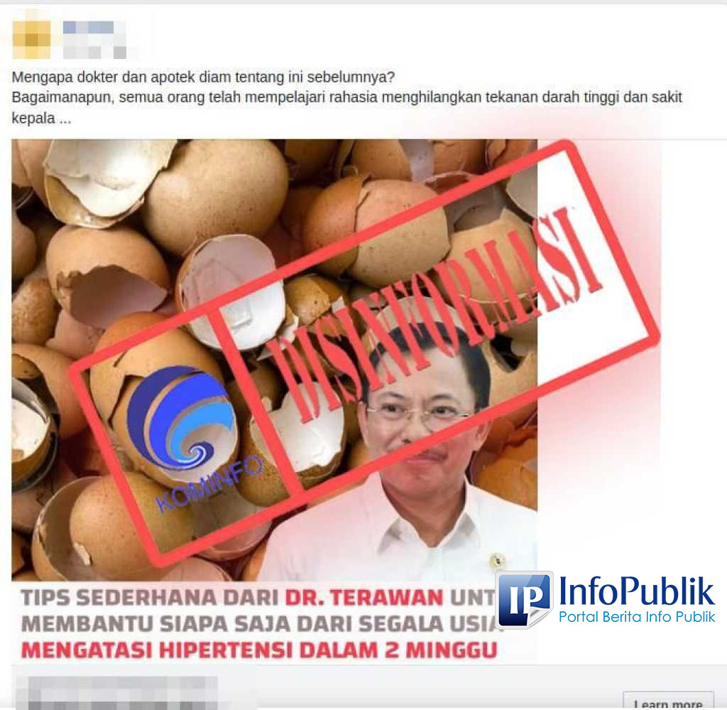 InfoPublik CEK FAKTA Tips Atasi Hipertensi Dan Sakit Kepala Dengan