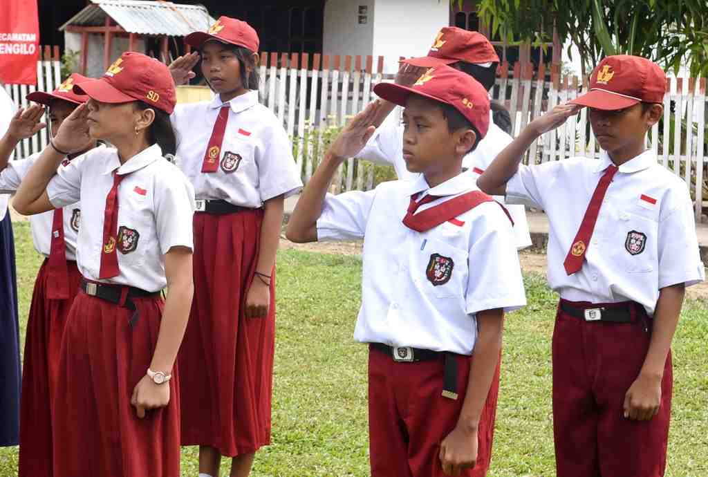 Infopublik Pelajar Ikuti Upacara Penutupan Tmmd