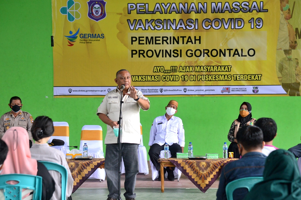 Infopublik Vaksinasi Massal Di Gorontalo