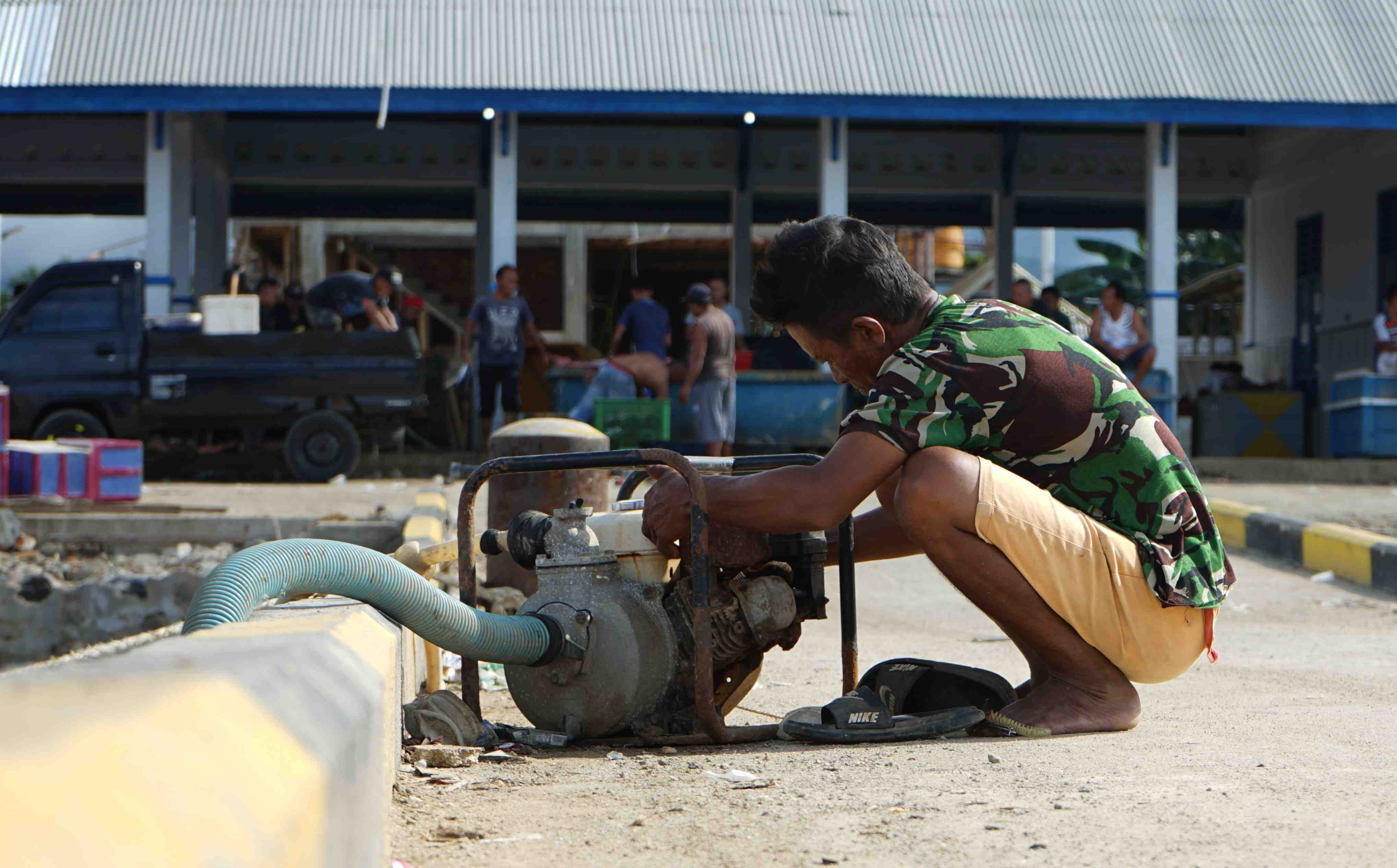 Infopublik Perbaiki Mesin Pompa Air