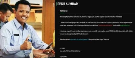 Infopublik Gangguan Teknis Ppdb Online Sma Dan Smk Di Sumbar Diundur