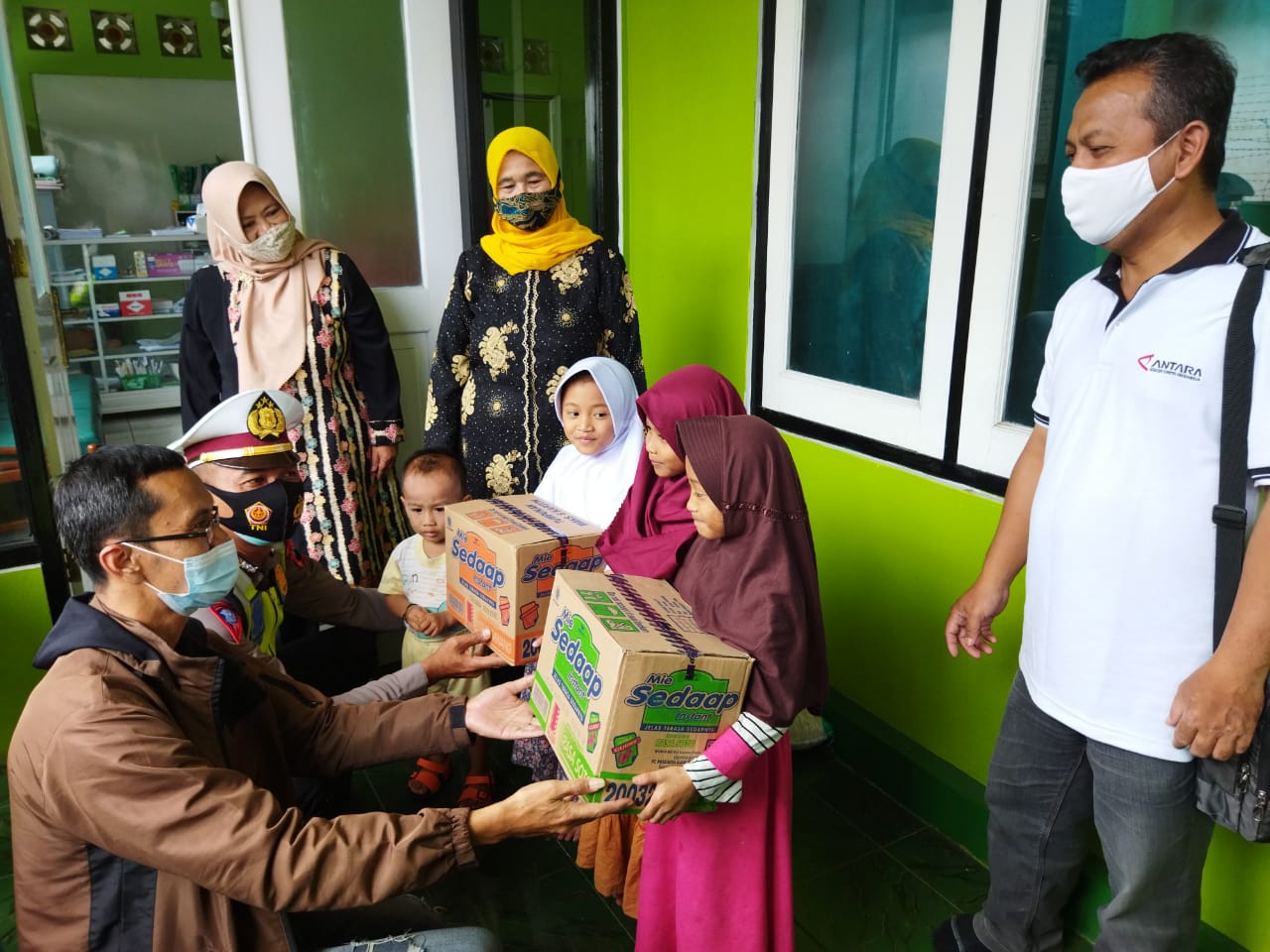 Infopublik Peringati Hari Pers Wartawan Temanggung Beri Santunan Anak Yatim