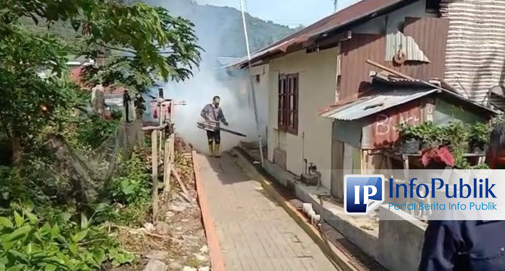 Prevent DHF, Padang Panjang Health Office Performs Fogging